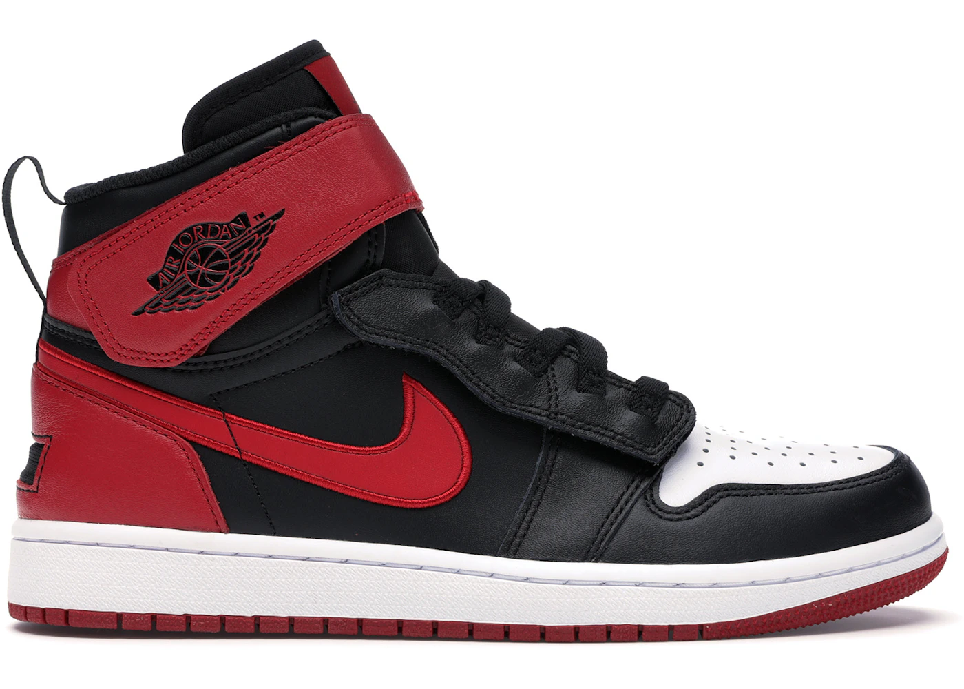 Jordan 1 High FlyEase Bred White Toe Men's - CQ3835-001