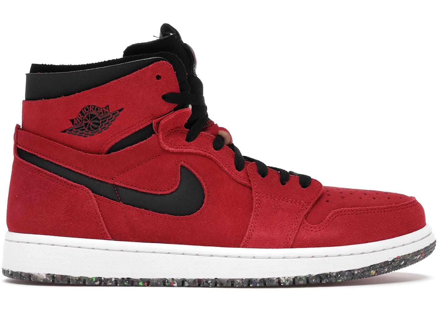 Jordan 1 High Zoom Air CMFT Red Suede Men's - CT0978-600