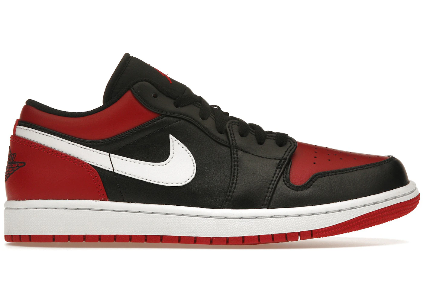 Jordan 1 Low Alternate Bred Toe Men's - 553558-066