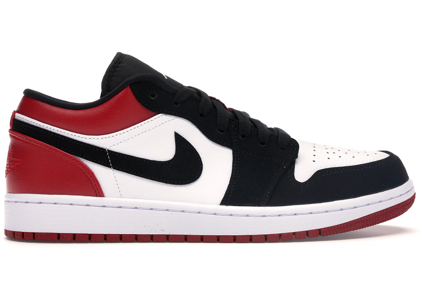 Jordan 1 Low Black Toe (2019) Men's - 553558-116