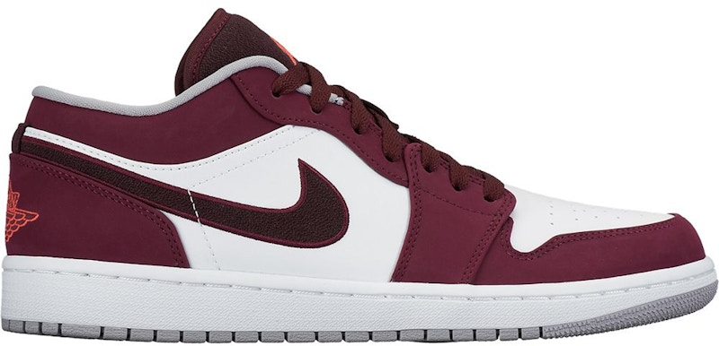 Jordan 1 Low Bordeaux Men's - 553558-603
