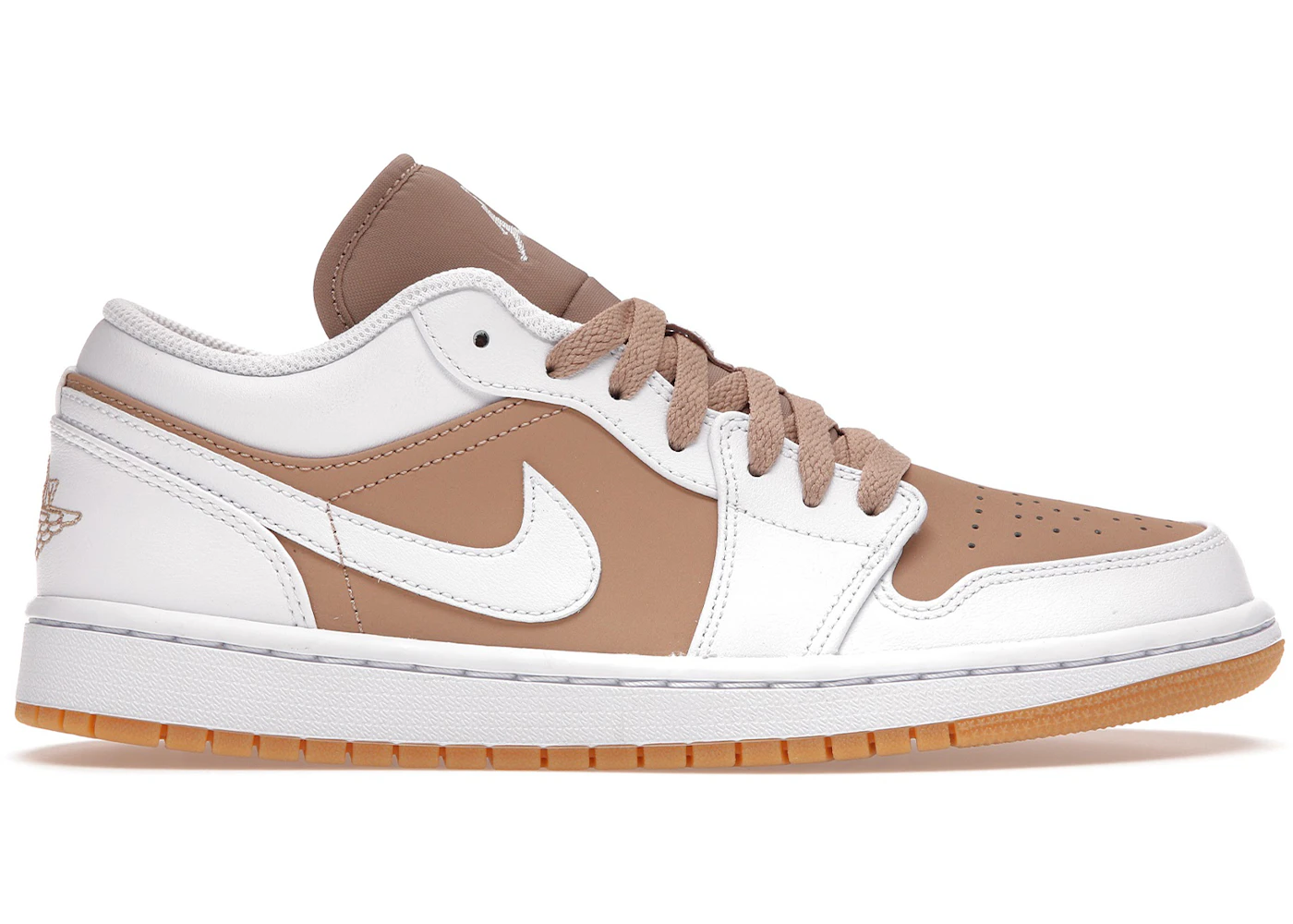 Jordan 1 Low Gum White Men's - DN6999-100