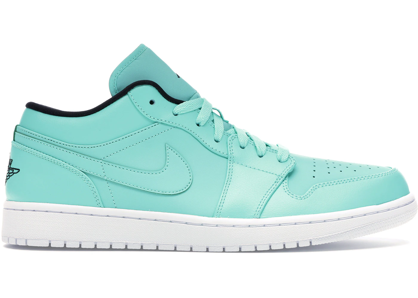 Jordan 1 Low Hyper Turquoise Men's - 553558-304