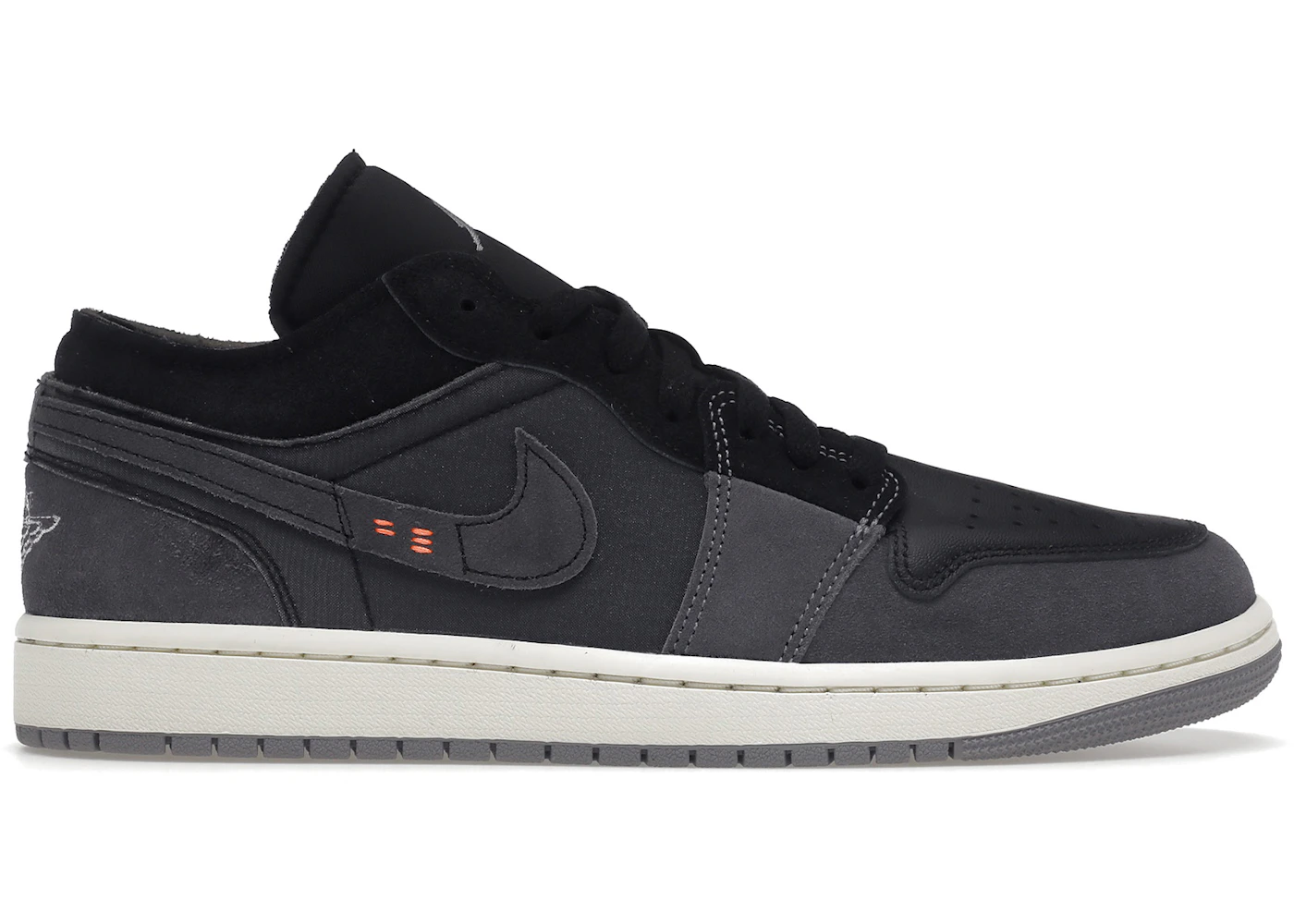 Jordan 1 Low Craft Inside Out Black Men's - DN1635-001