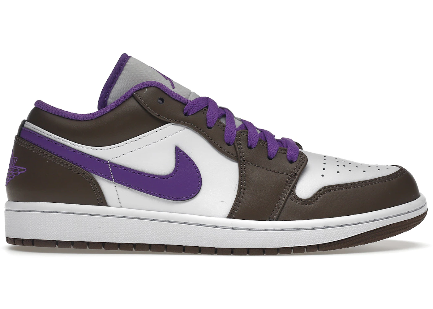 Jordan 1 Low Purple Mocha Men's - 553558-215
