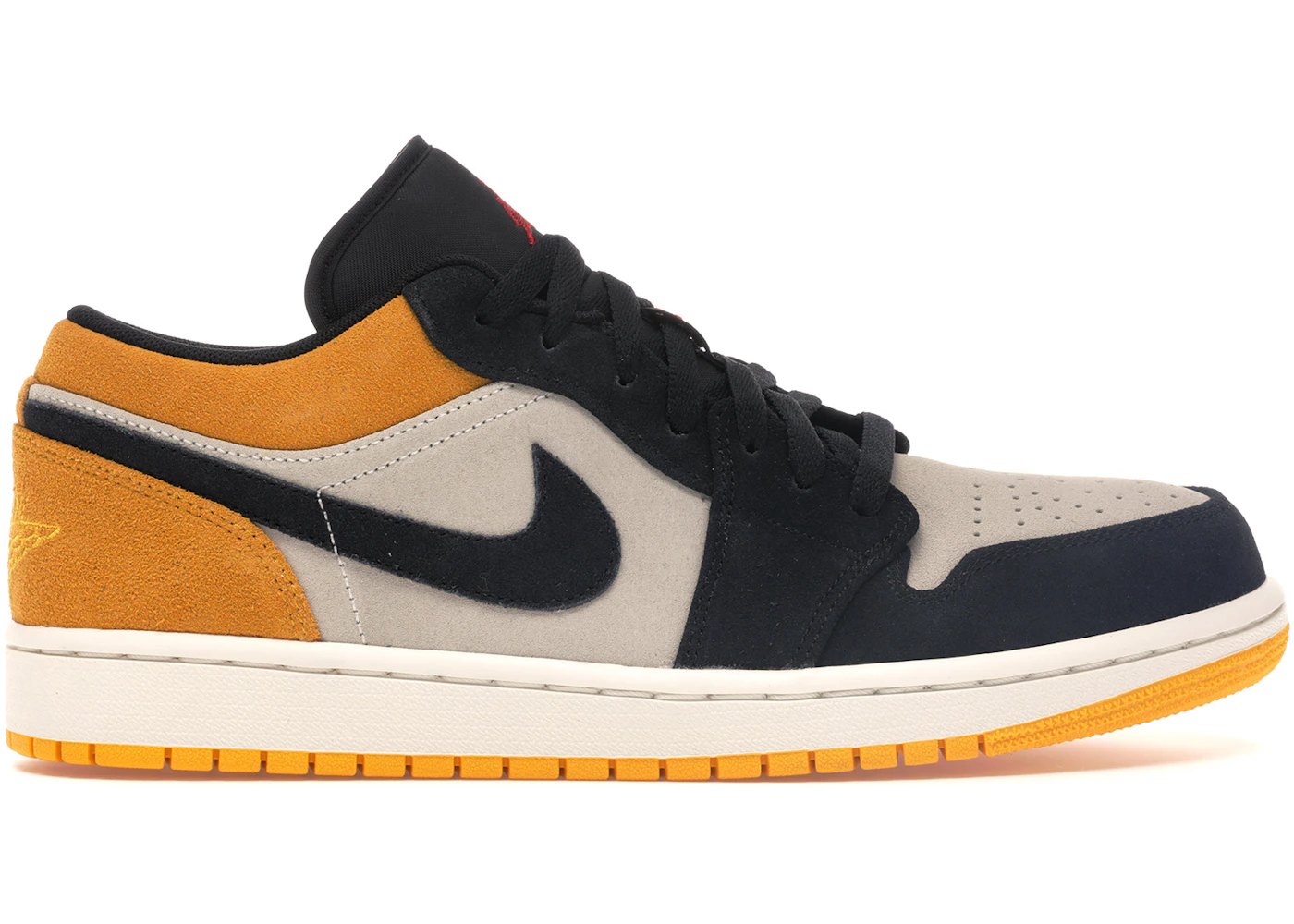 Jordan 1 Low Sail University Gold Black Men's - 553558-127