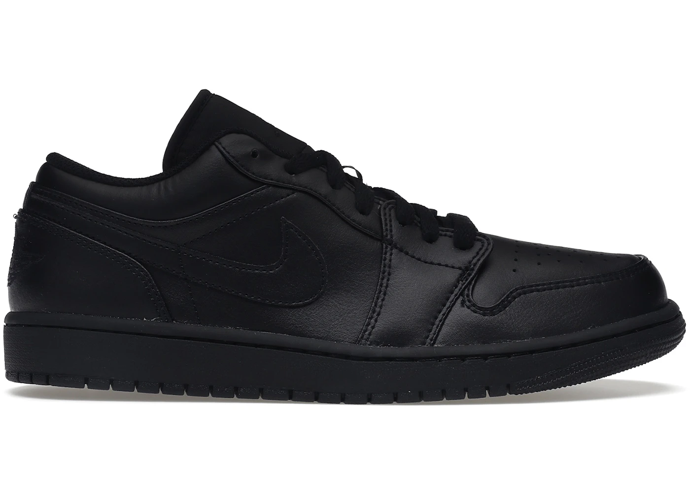Jordan 1 Low Triple Black (2022) Men's - 553558-093