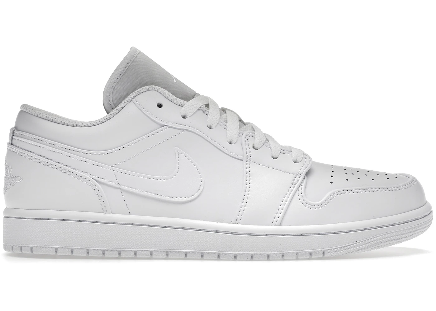 Jordan 1 Low Triple White (2022) Men's - 553558-136