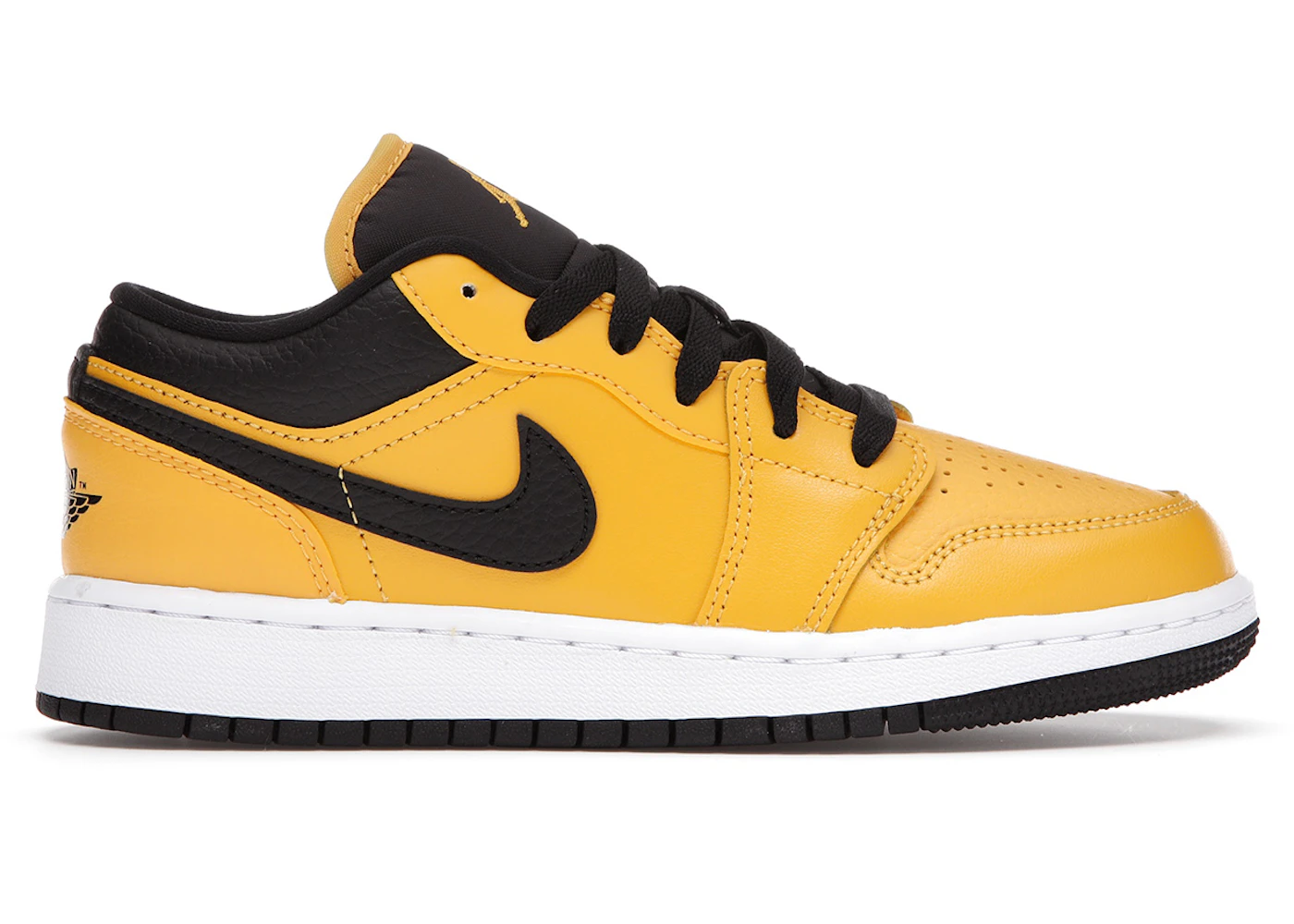 Jordan 1 Low University Gold Black (GS) Men's - 553560-700
