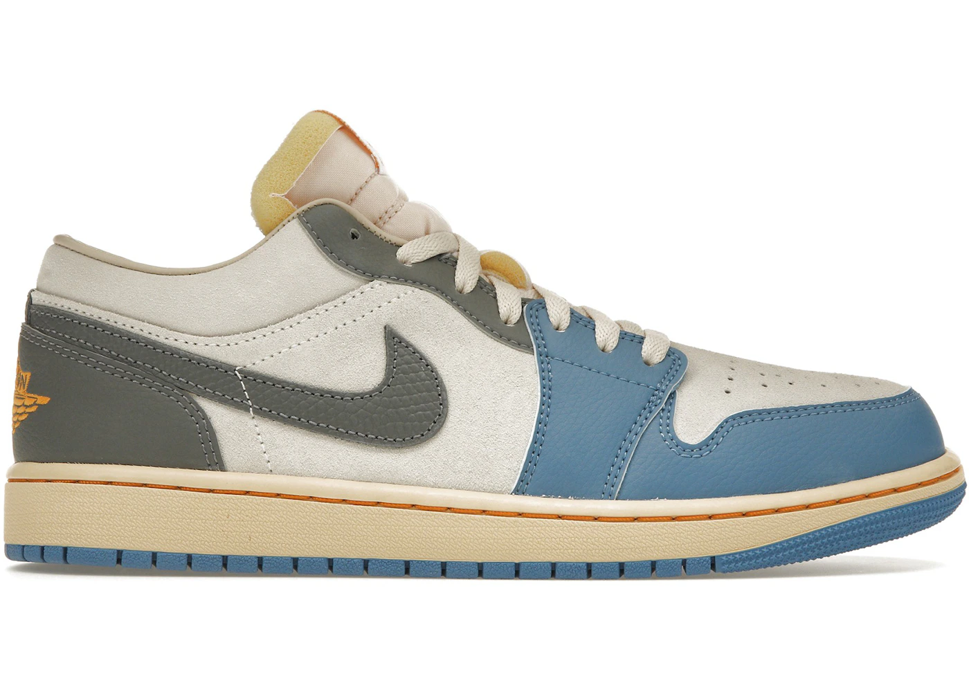 Jordan 1 Low Vintage UNC Grey Men's - DZ5376-469