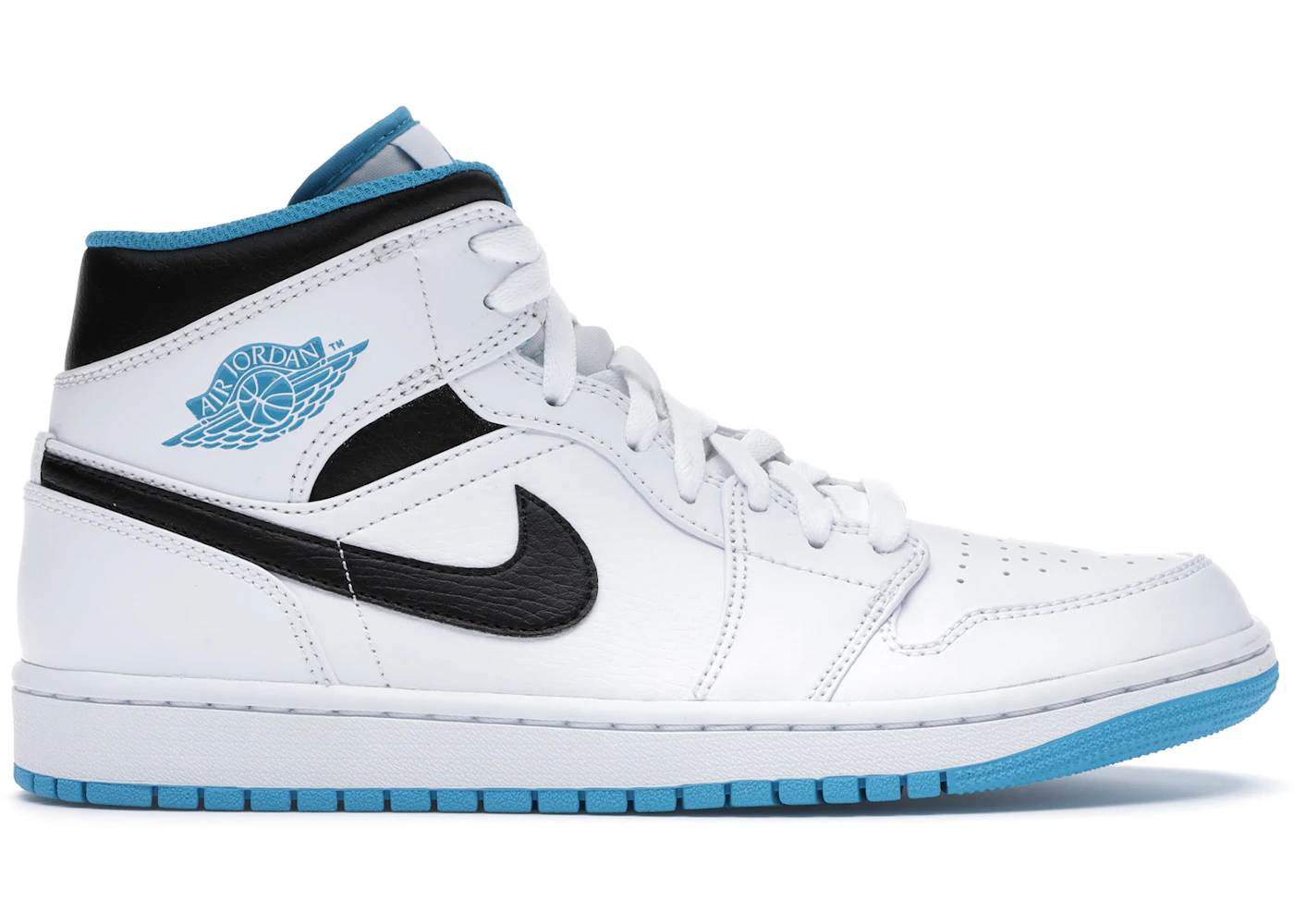 Jordan 1 Mid Laser Blue Men's - 554724-141