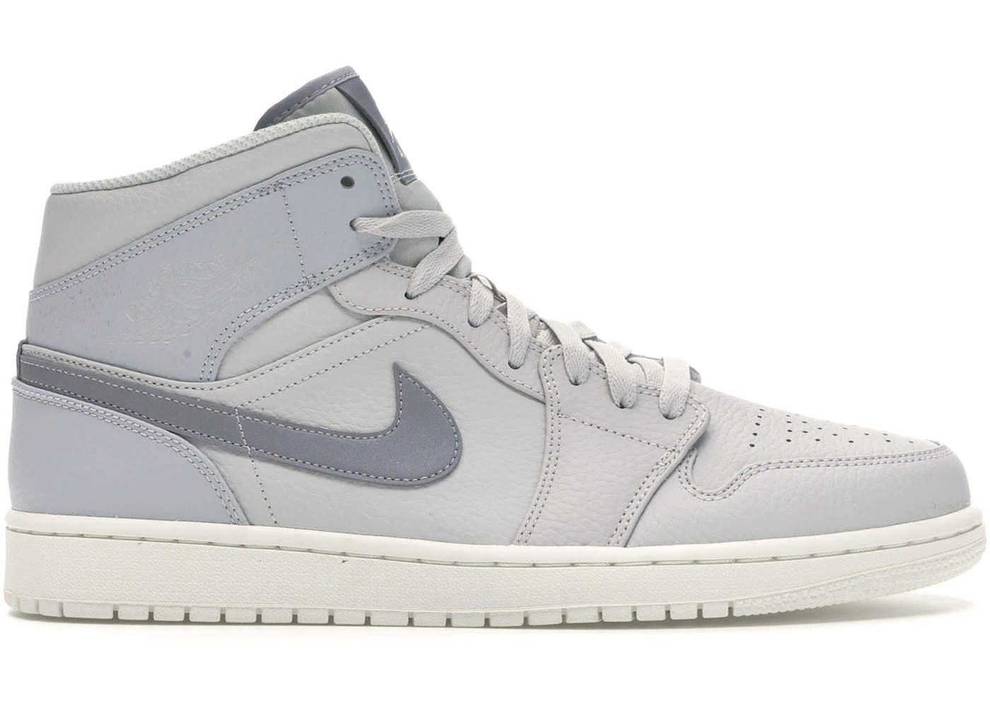 Jordan 1 Mid Light Bone Men's - 852542-003