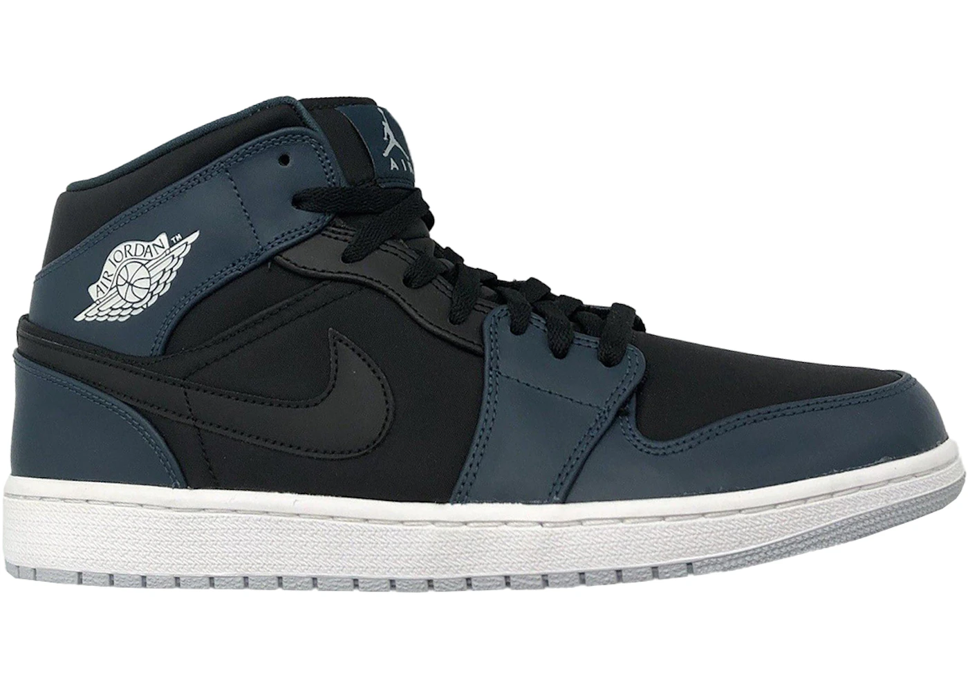 Jordan 1 Mid Night Shade Men's - 554724-016