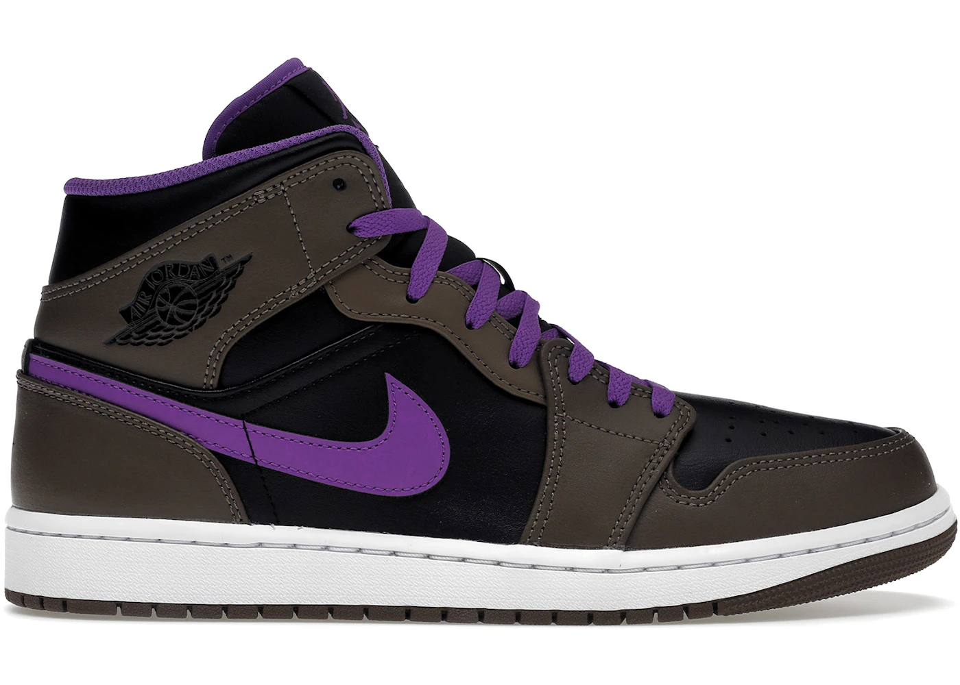 Jordan 1 Mid Purple Mocha Men's - DQ8426-215