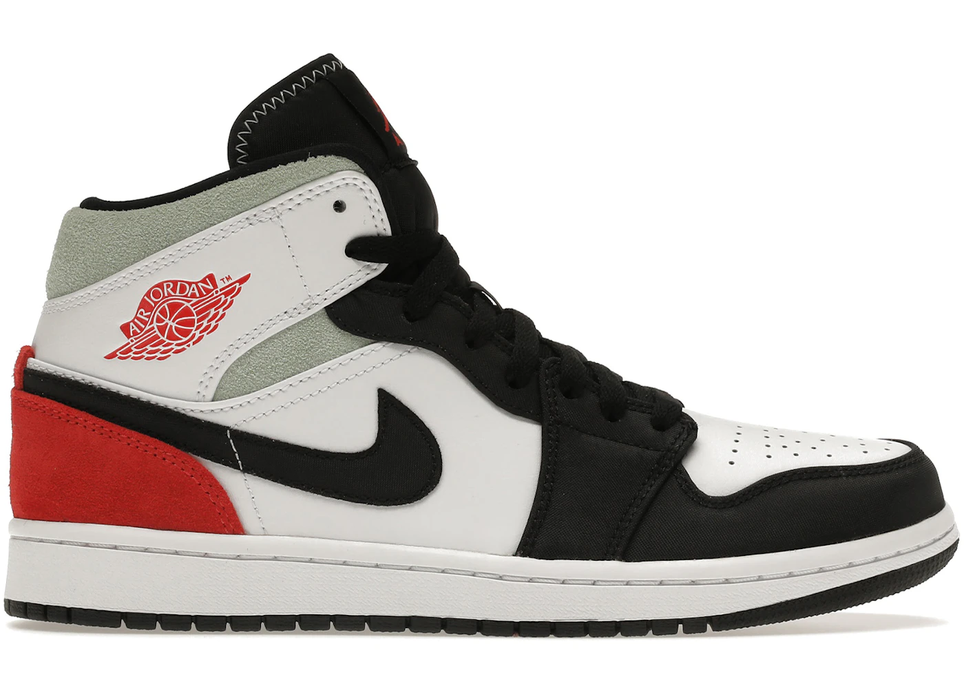 Jordan 1 Mid SE Red Black Toe Men's - 852542-100