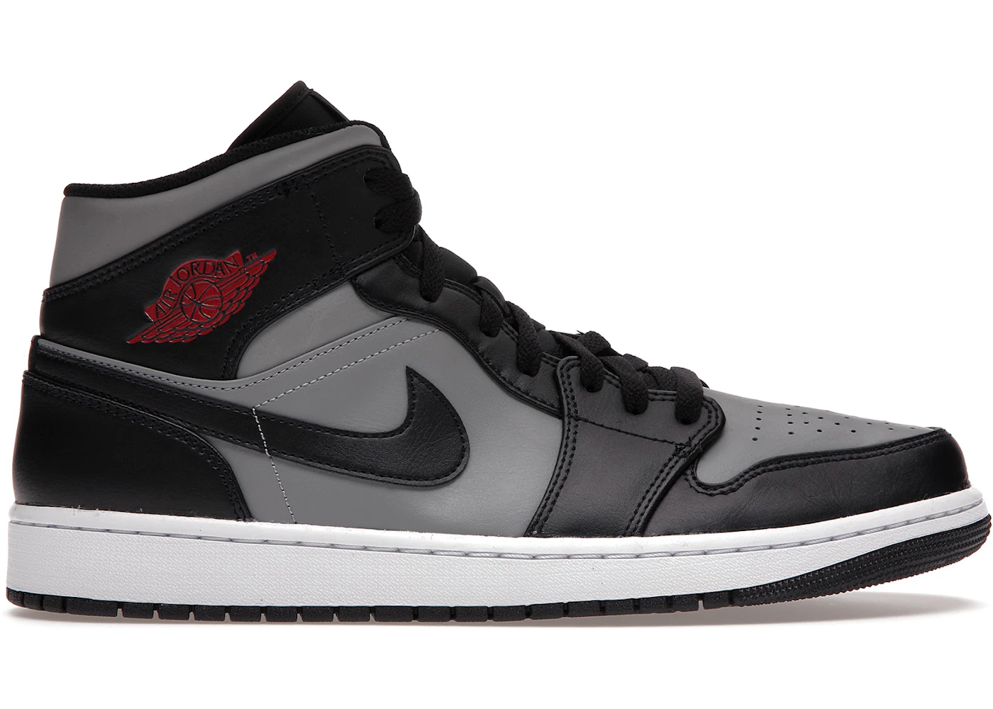 Jordan 1 Mid Shadow Red Men's - 554724-096