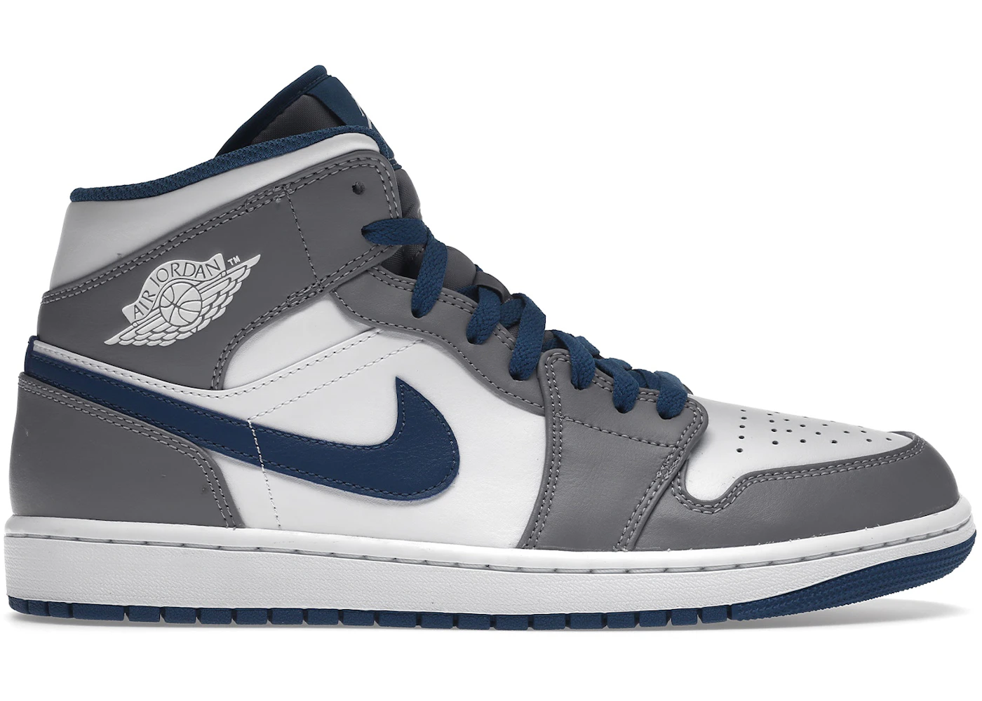 Jordan 1 Mid True Blue Men's - DQ8426-014