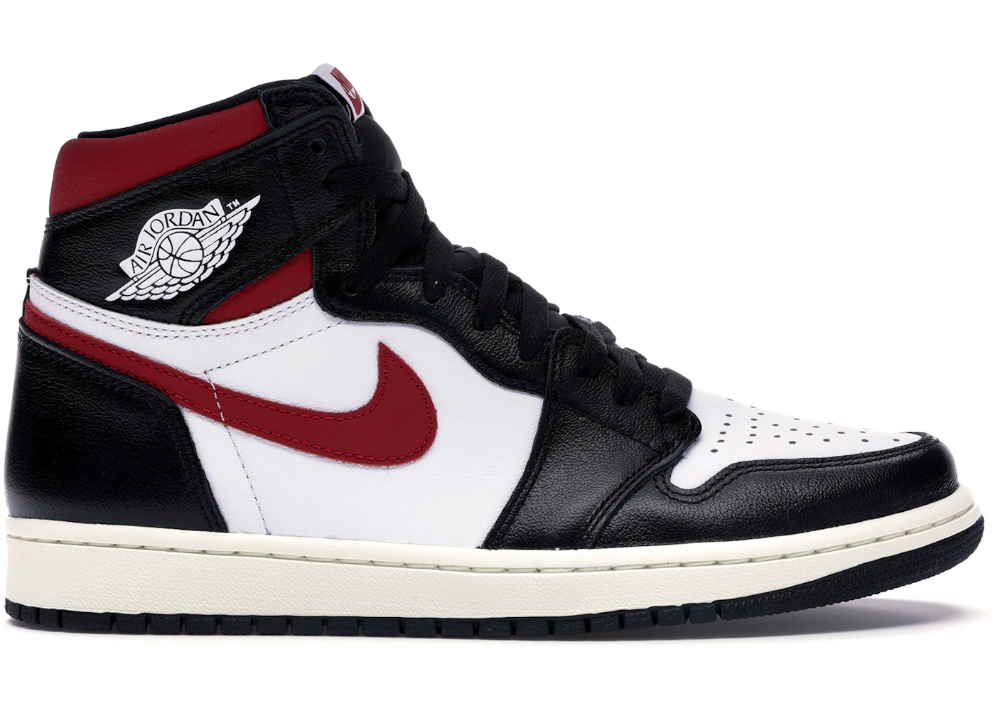 Jordan 1 Retro High Black Gym Red Men's - 555088-061