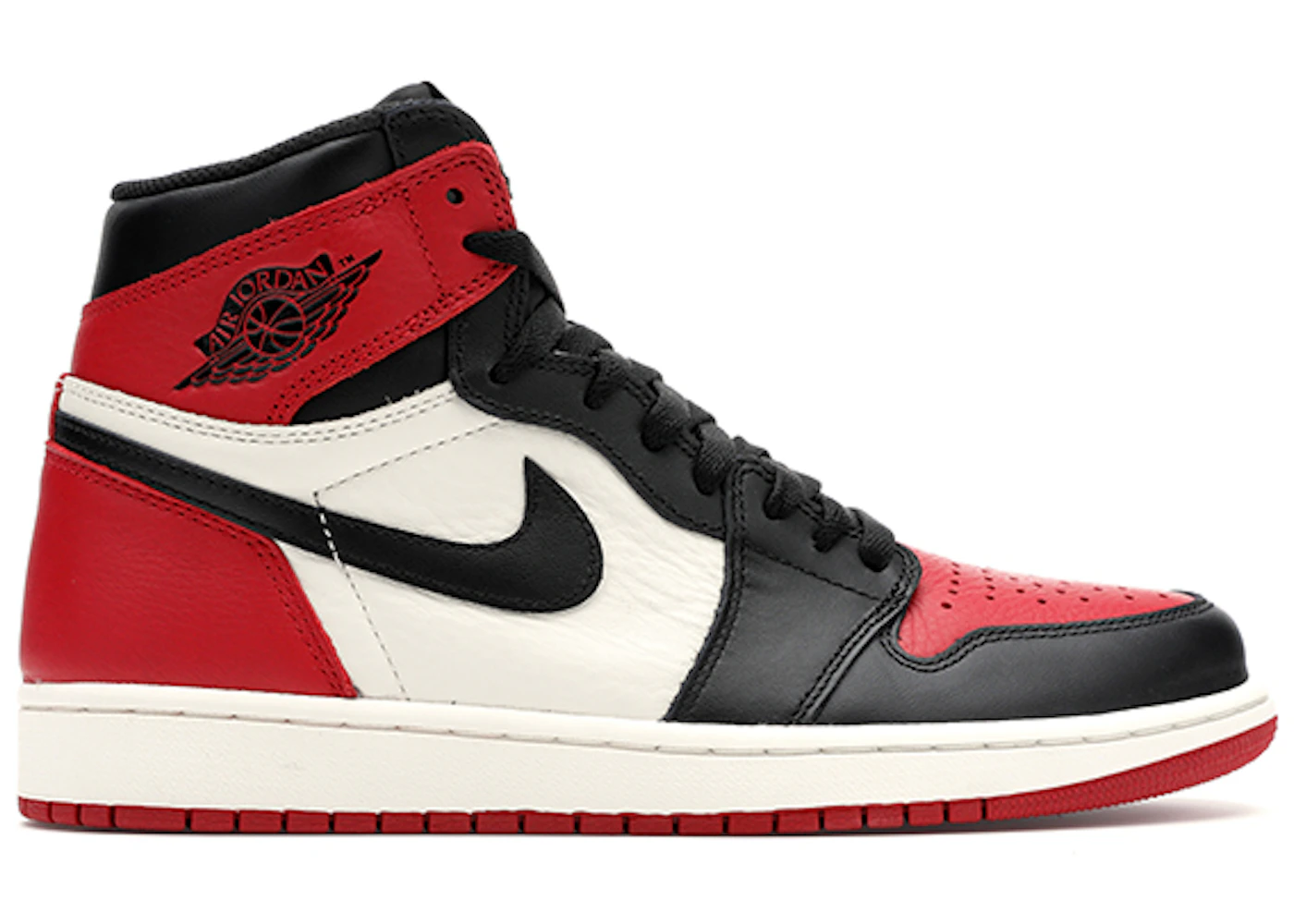 Jordan 1 Retro High Bred Toe Men's - 555088-610