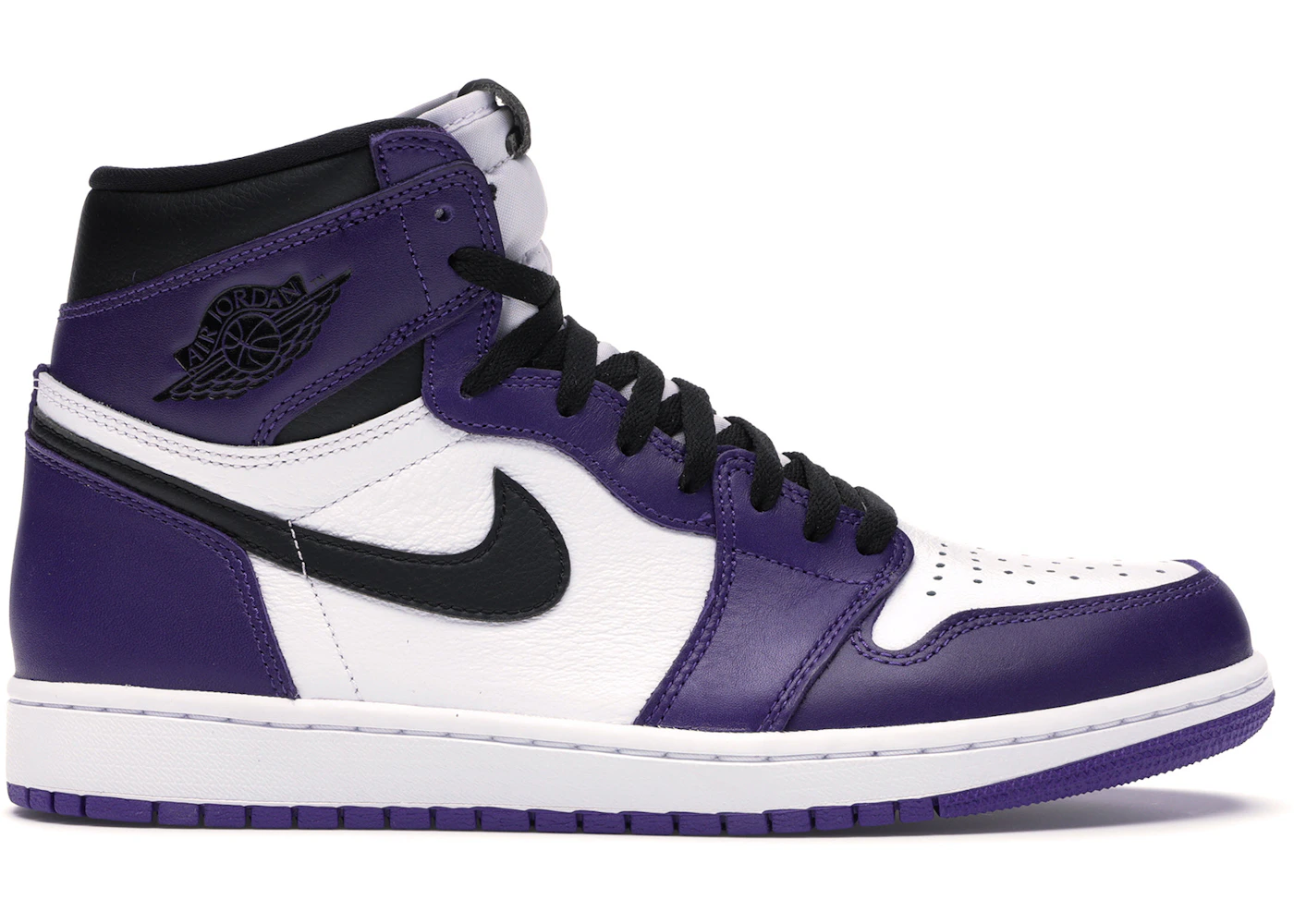 Jordan 1 Retro High Court Purple White Men's - 555088-500