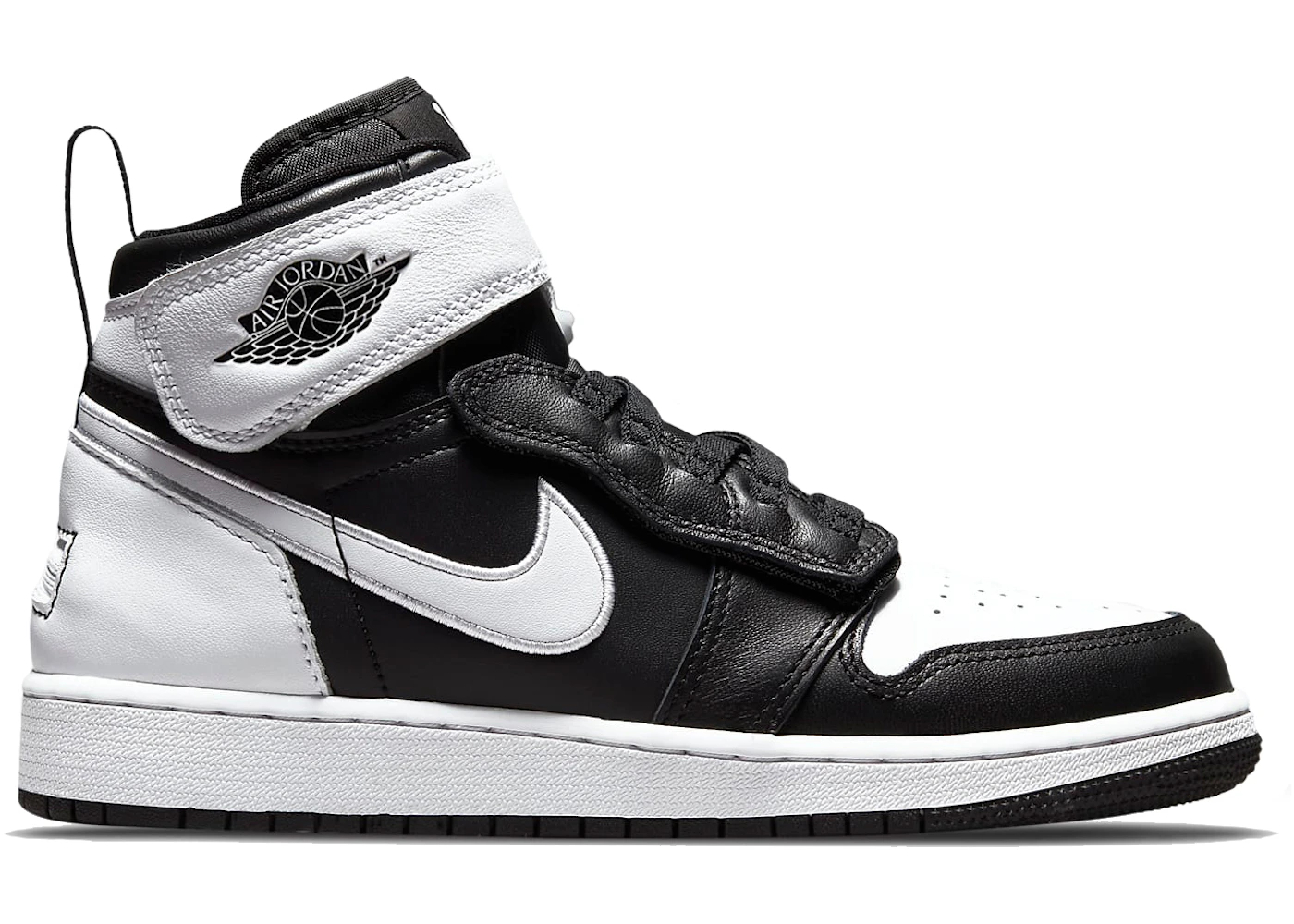 Jordan 1 High FlyEase Black White (GS) Men's - DC7986-011
