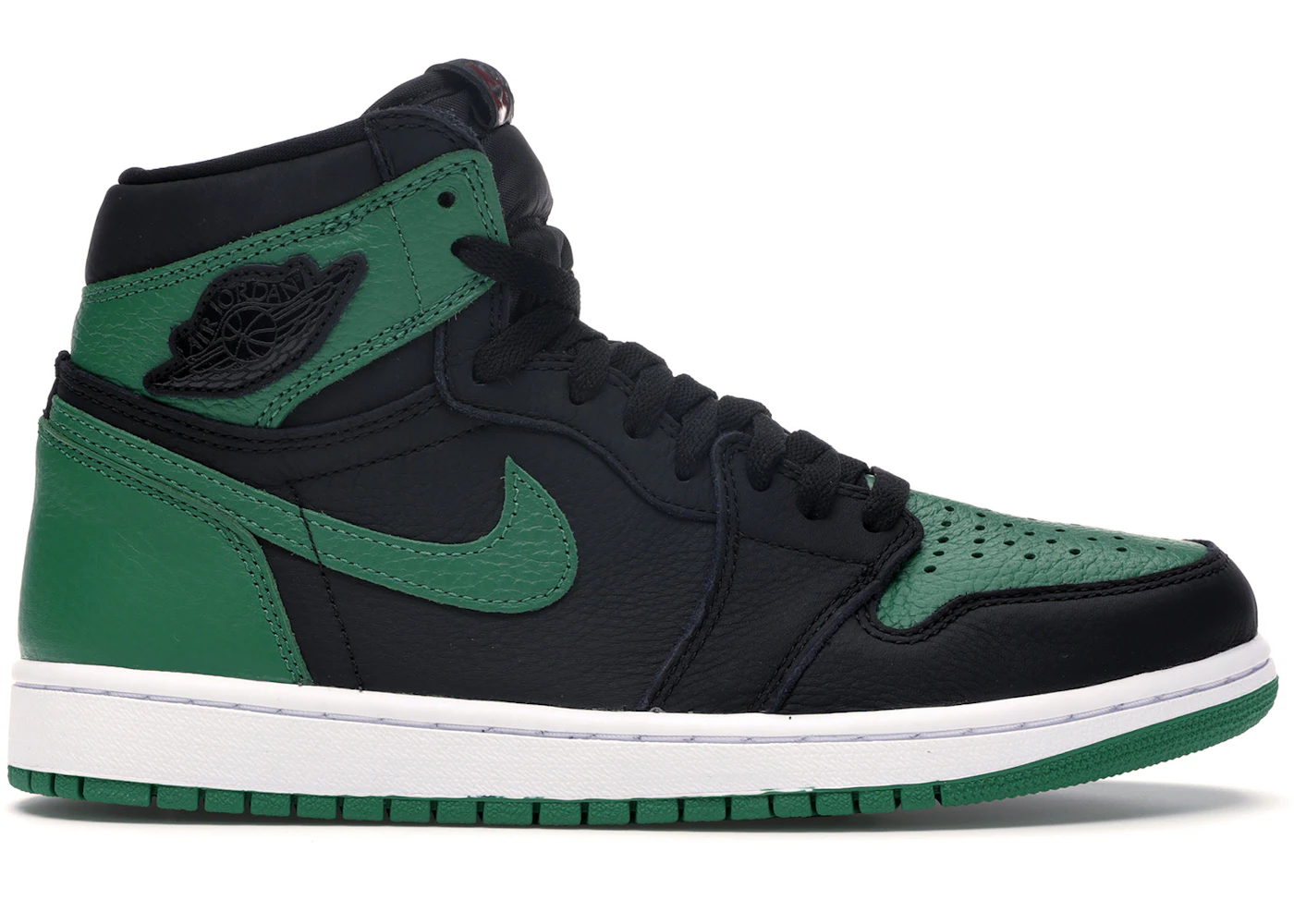 Jordan 1 Retro High Pine Green Black Men's - 555088-030