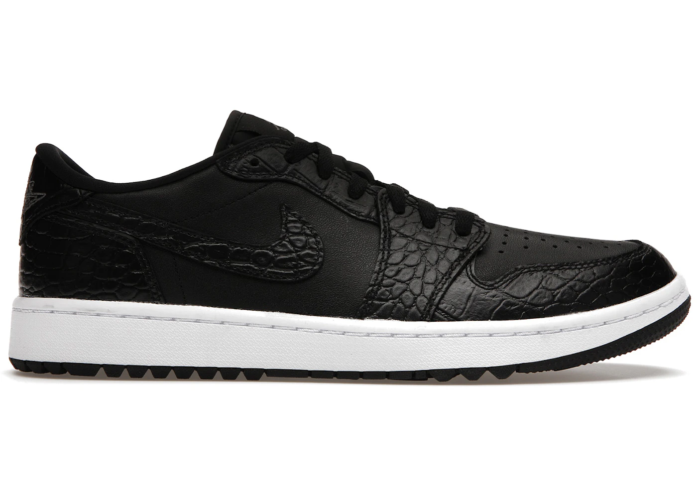 Jordan 1 Retro Low Golf Black Croc Men's - DD9315-003