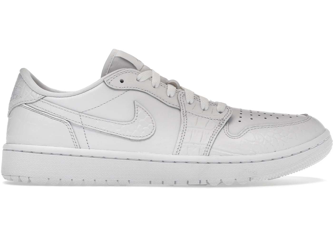Jordan 1 Retro Low Golf White Croc Men's - DD9315-110