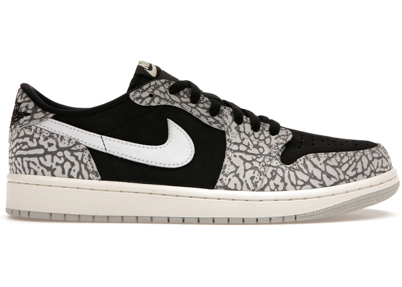 Jordan 1 Retro Low OG Black Cement Men's - CZ0790-001