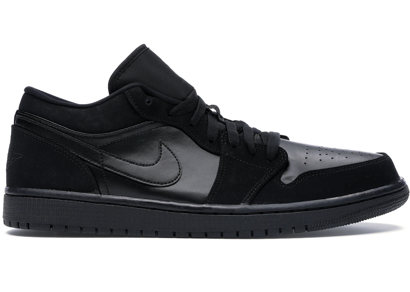 Jordan 1 Retro Low Triple Black Men's - 553558-025