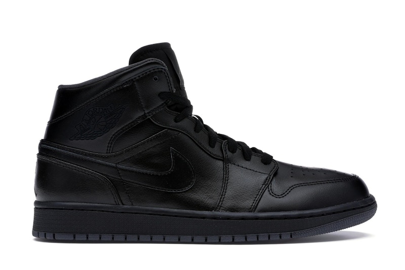 Jordan 1 Retro Mid Black (2016) Men's - 554724-021