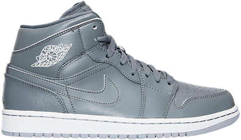 Jordan 1 Retro Mid Cool Grey (2015) Men's - 554724-031