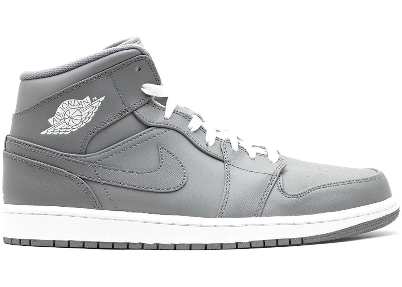 Jordan 1 Retro Mid Cool Grey Men's - 554724-014