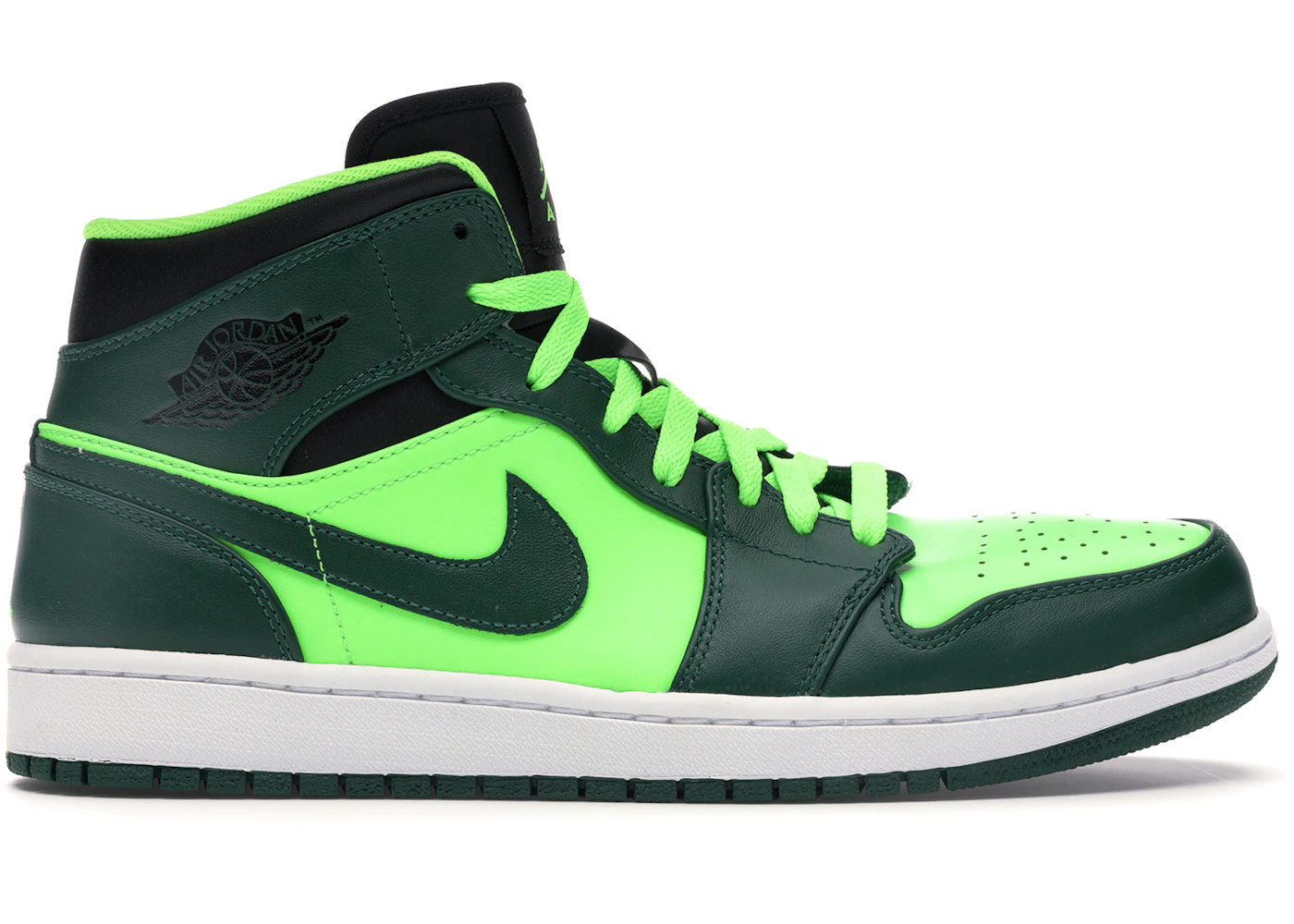 Jordan 1 Retro Mid Gorge Green Men's - 554724-330