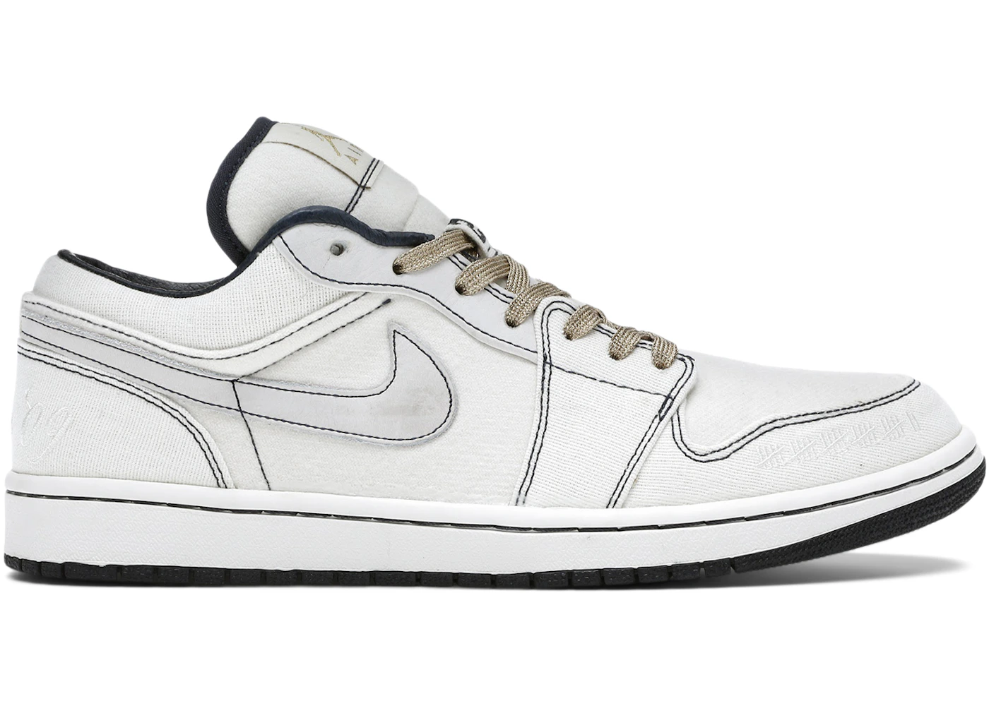 Jordan 1 Retro Phat Low Jeter Canvas Men's - 395669-102
