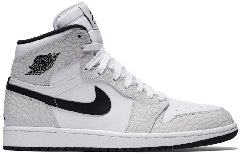 Jordan 1 Retro White Elephant Print Men's - 839115-106