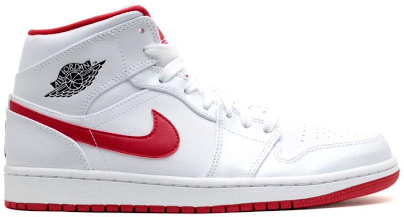Jordan 1 Retro White Gym Red Men's - 554724-101