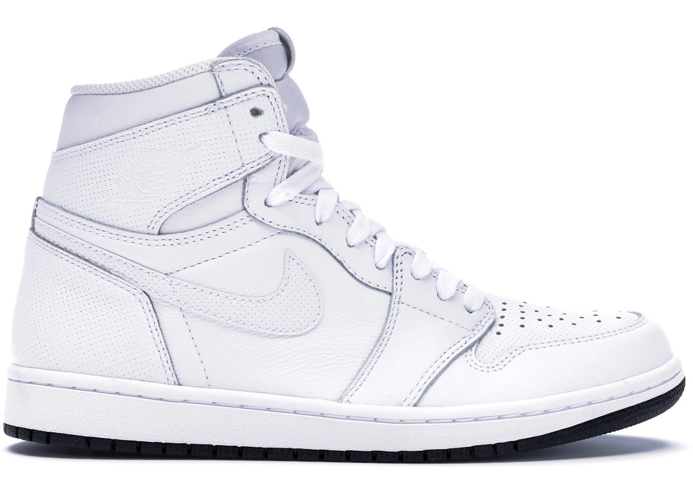 Jordan 1 Retro White Perforated Men's - 555088-100