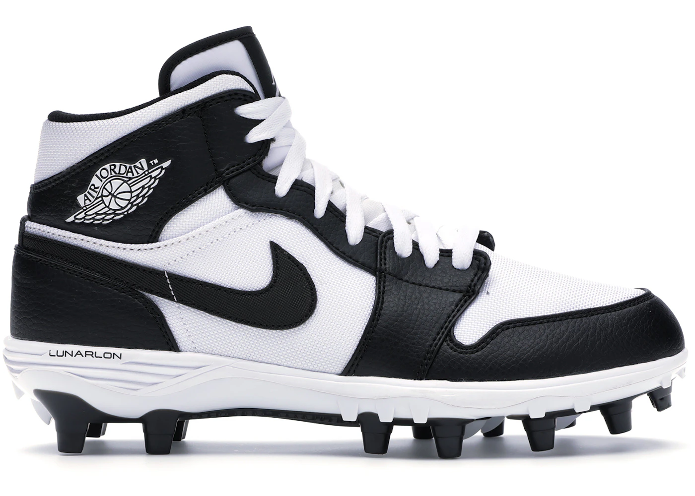 Jordan 1 TD Mid White Black Men's - AR5604-100